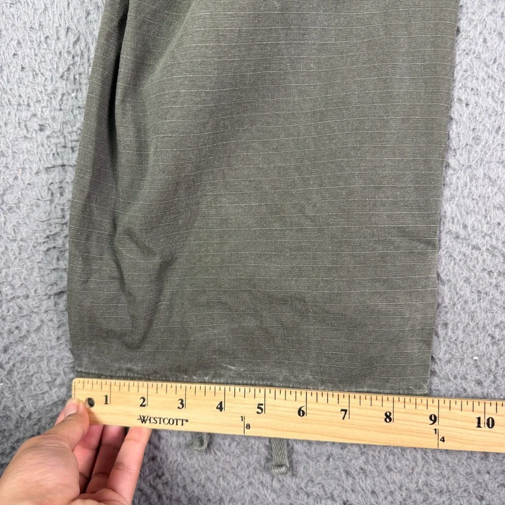 Engineered Garments FA Cargo Pants Mens S Green Ripstop Cotton Military USA Made